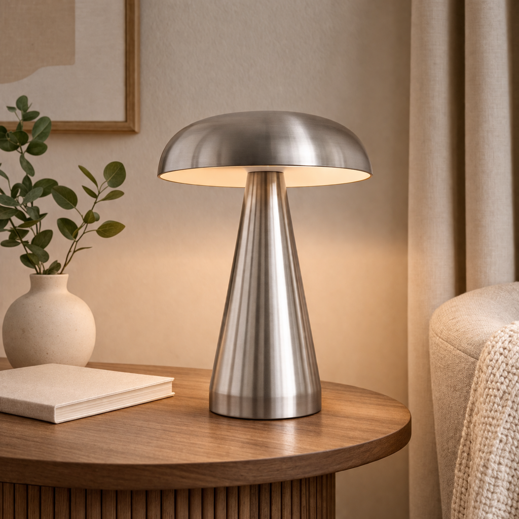 The Virelle Rechargeable Mushroom LED Night Light