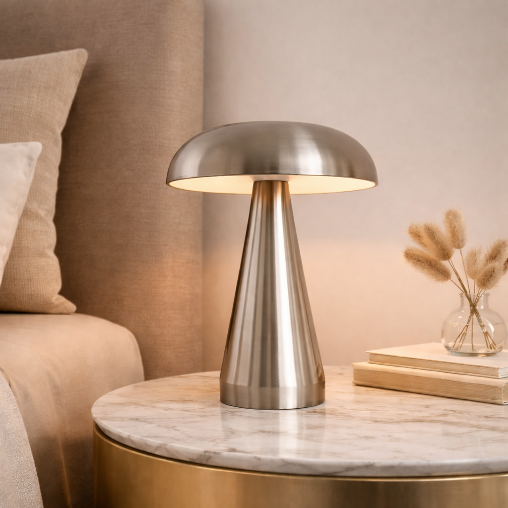 The Virelle Rechargeable Mushroom LED Night Light