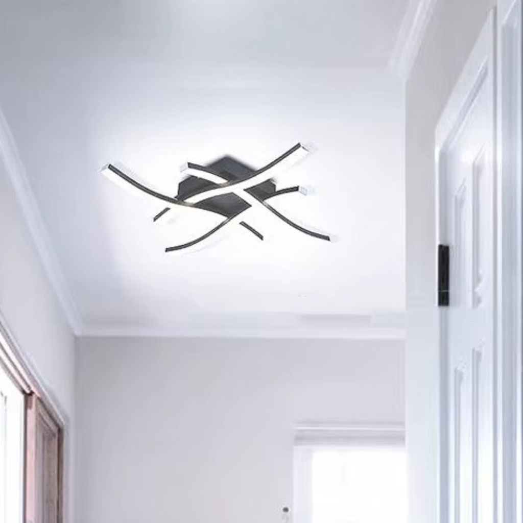 The Virex LED Modern Curved Ceiling Light