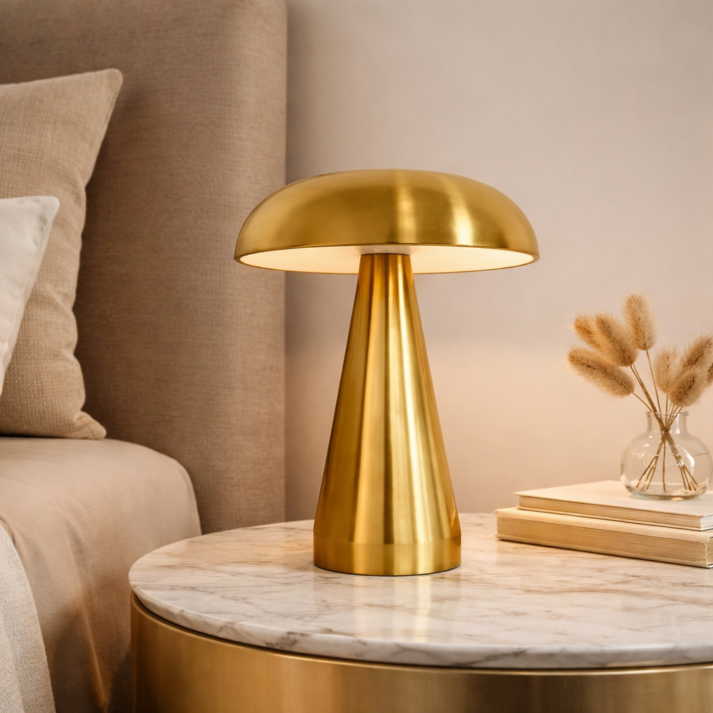 The Virelle Rechargeable Mushroom LED Night Light