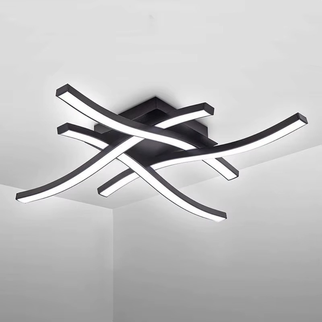 The Virex LED Modern Curved Ceiling Light