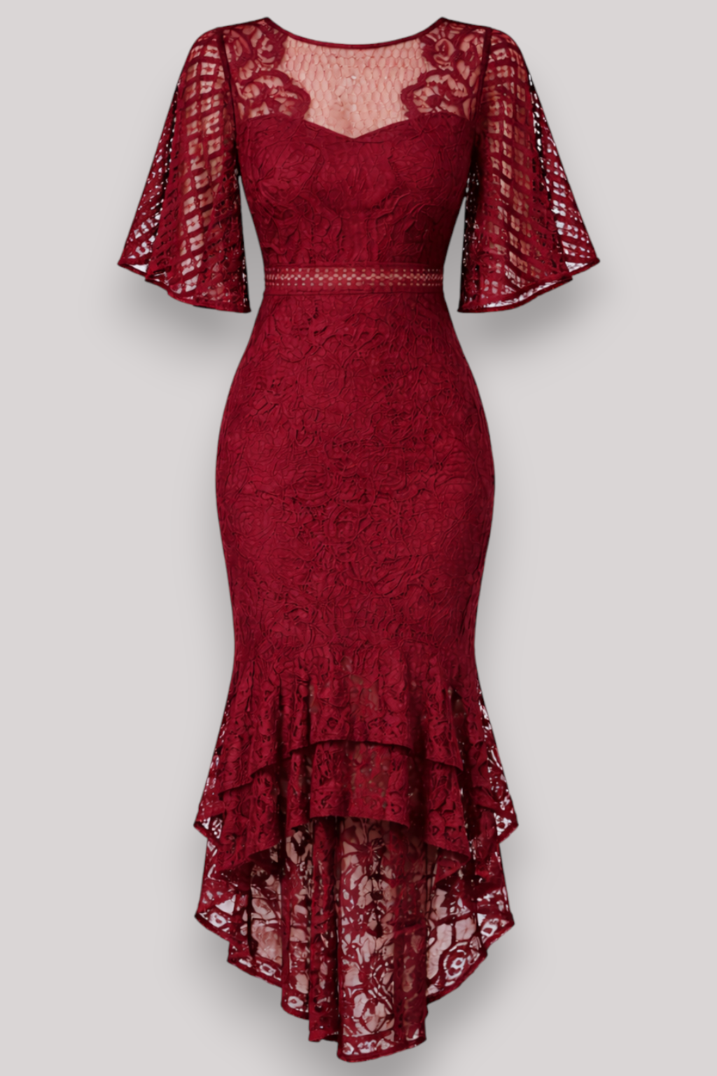 The Vivienne Lace Maxi Dress Evening Elegant Mermaid Party Style