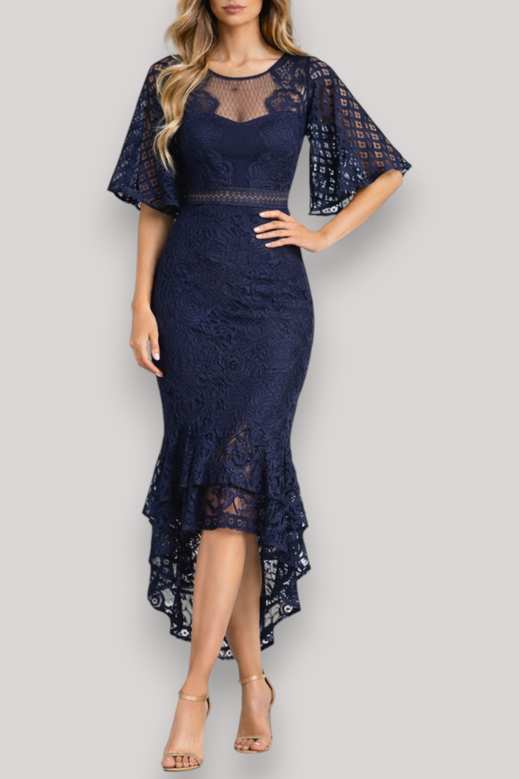 The Vivienne Lace Maxi Dress Evening Elegant Mermaid Party Style