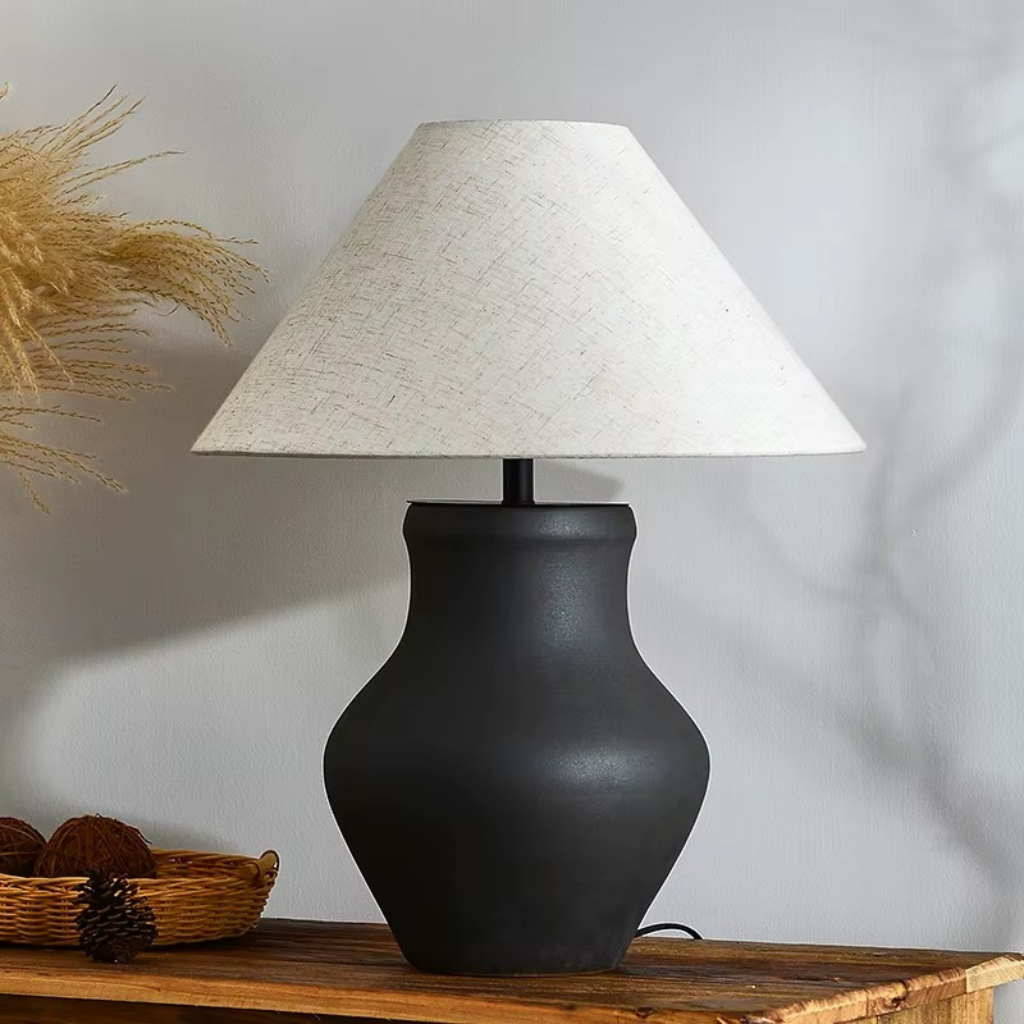 The Wabiora Ceramic Japanese Style Desk Lamp