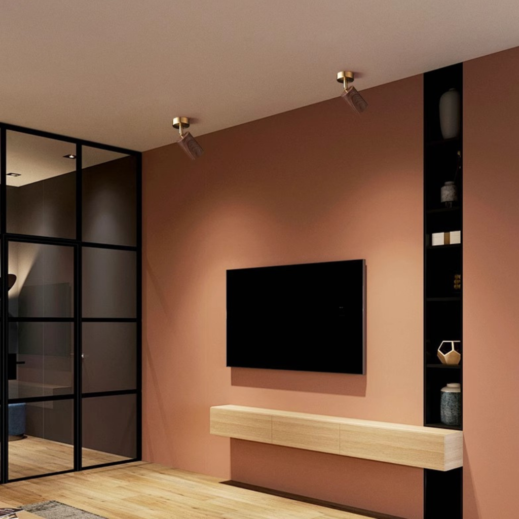 The Walnix Adjustable Walnut LED Spotlight