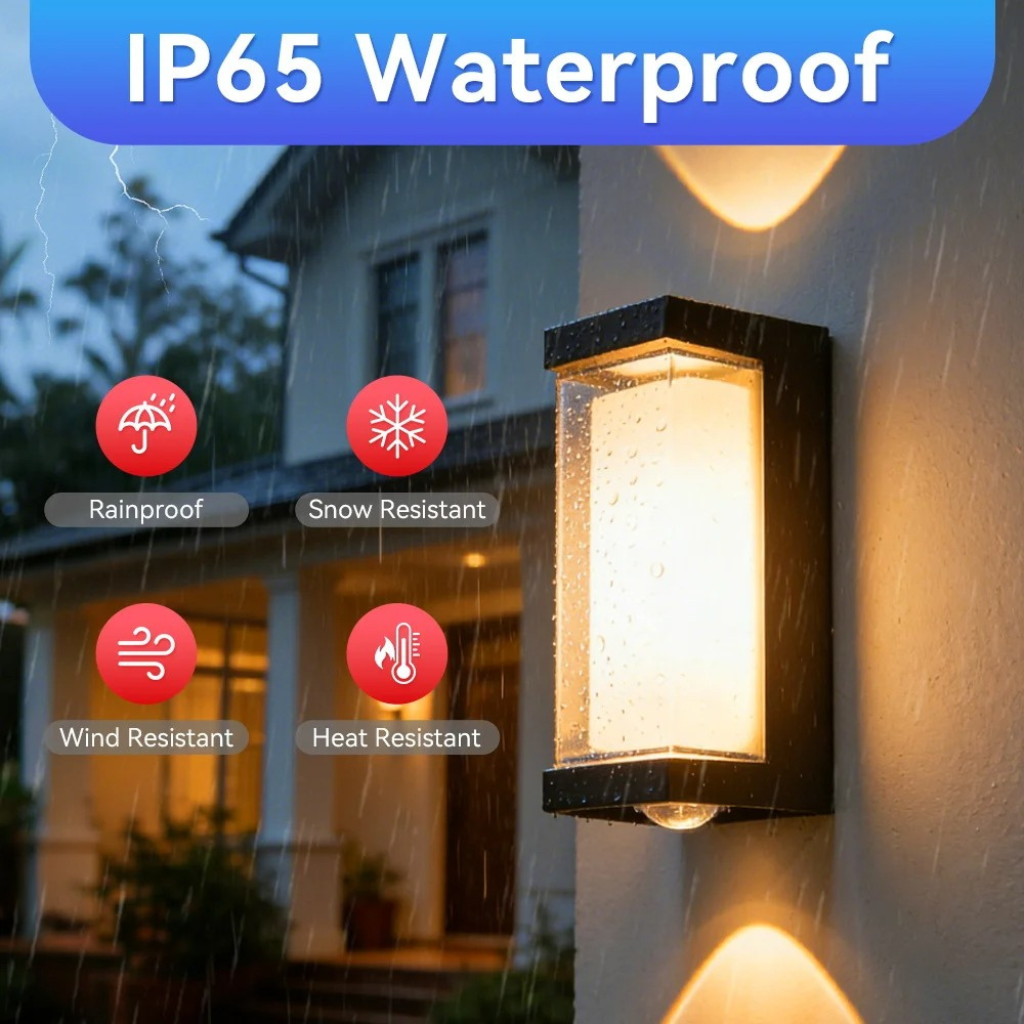 The Weathera Outdoor Waterproof Wall LED Light
