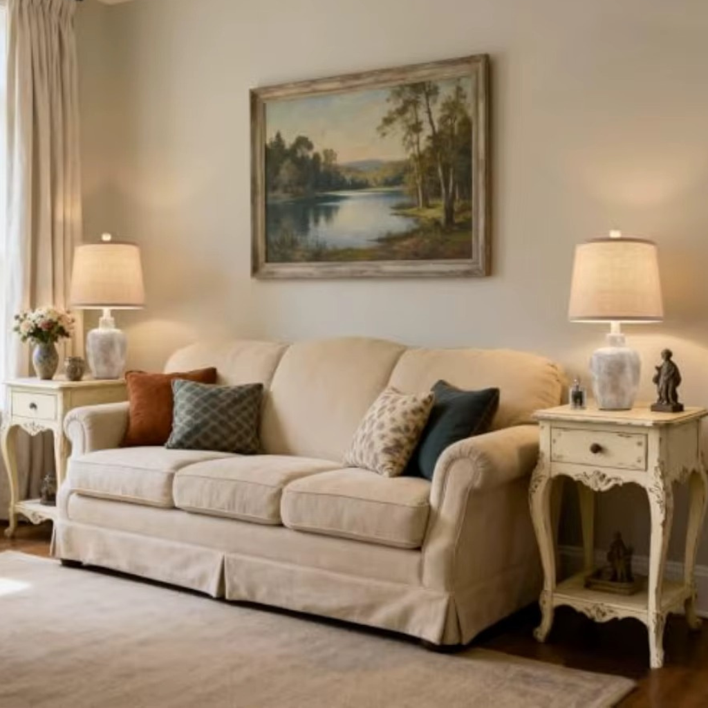 The Whitora Rustic Cottage Table Lamp
