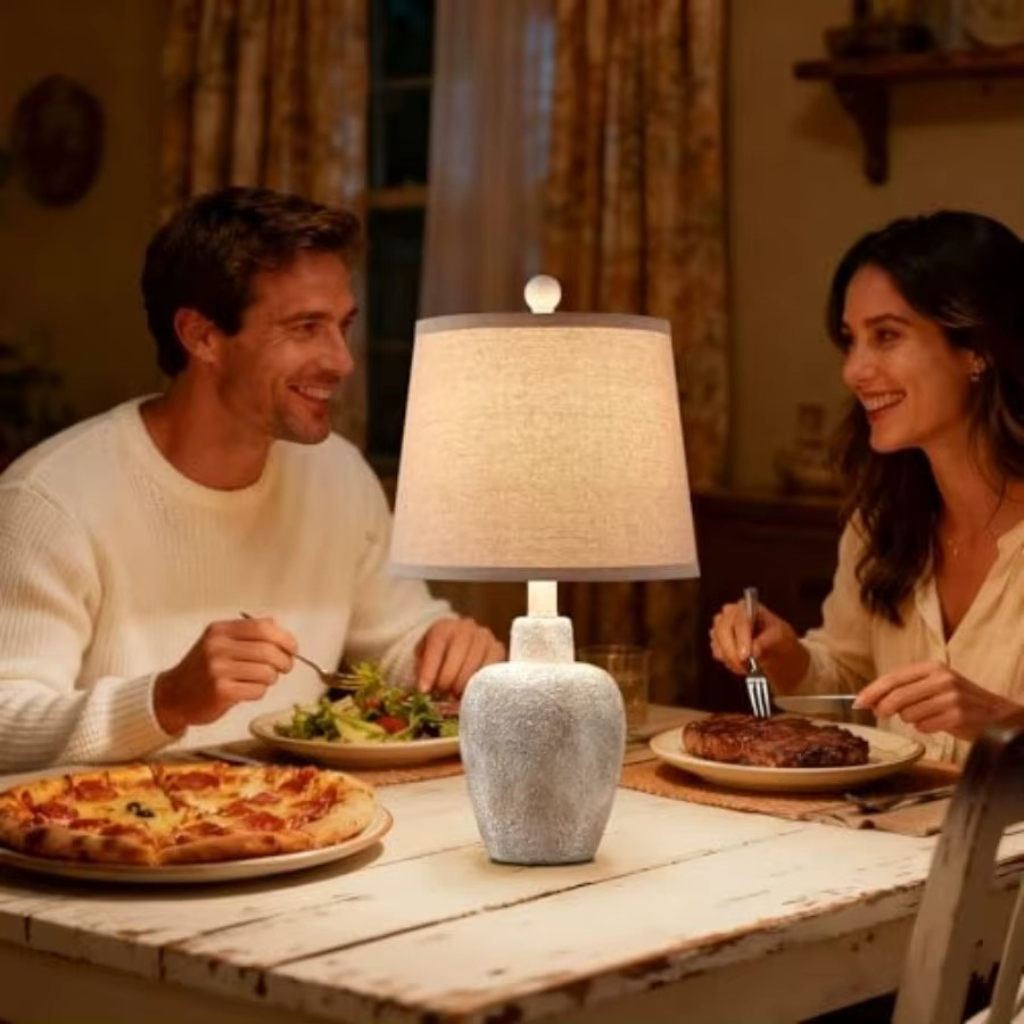 The Whitora Rustic Cottage Table Lamp