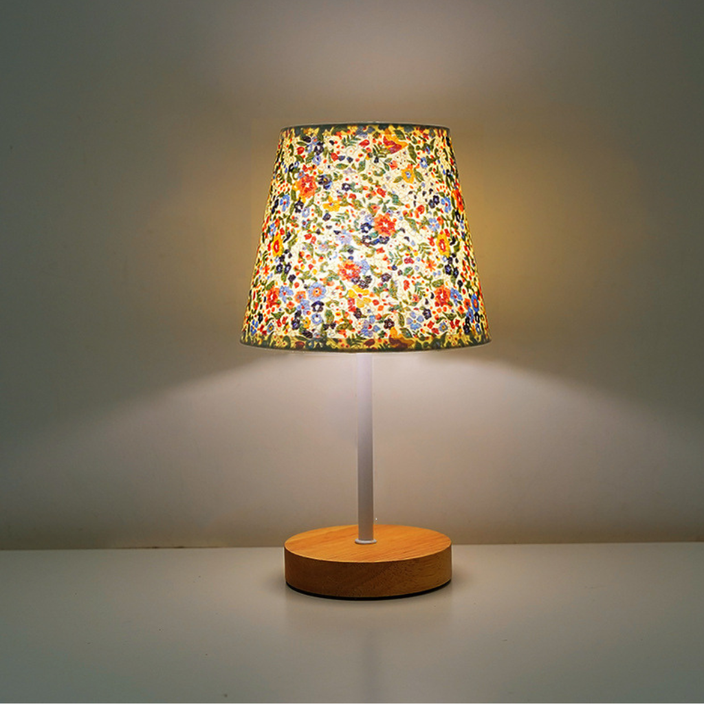 The WoodLume USB Table Bedside Lamp