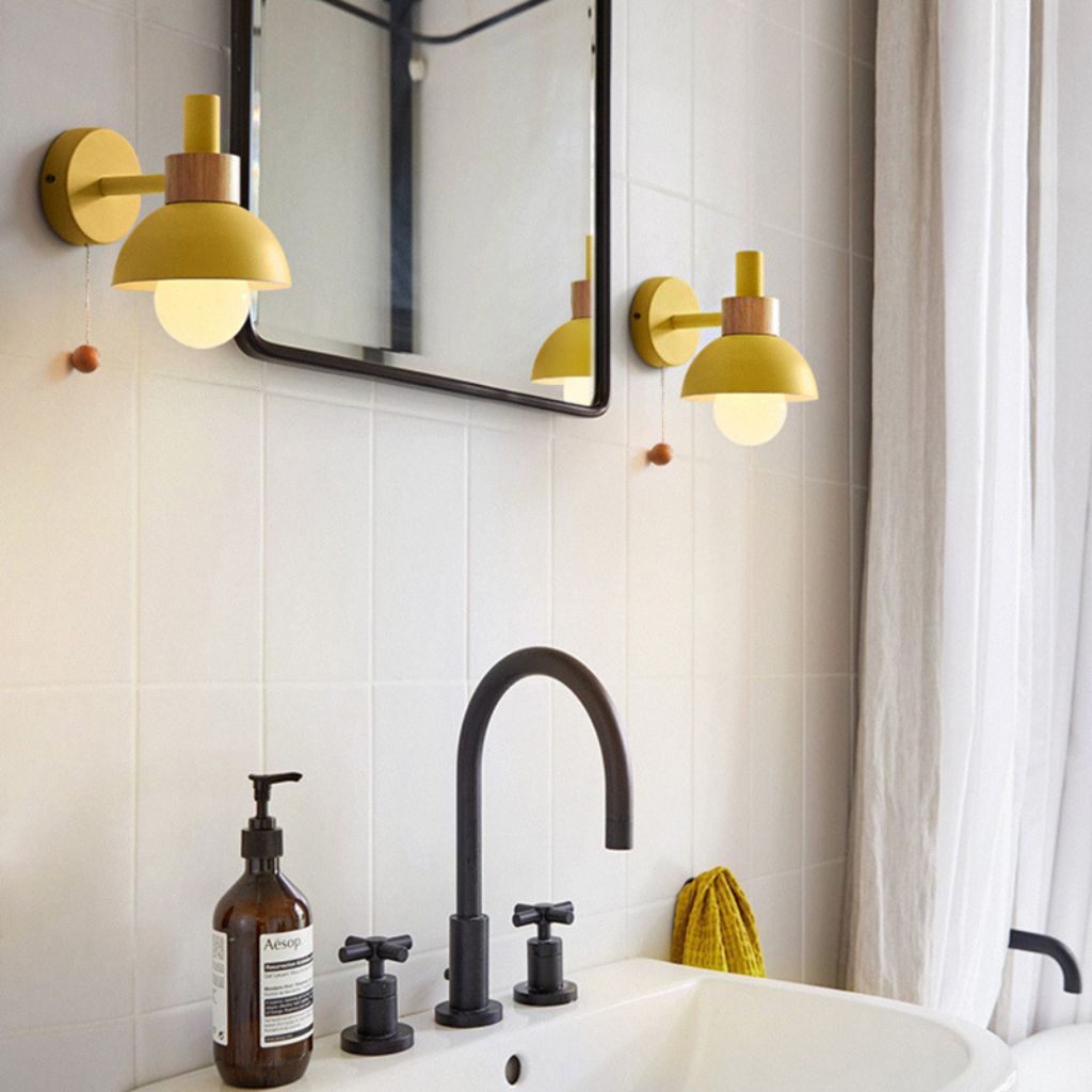 The Woodella Nordic LED Bedside Wall Lamp