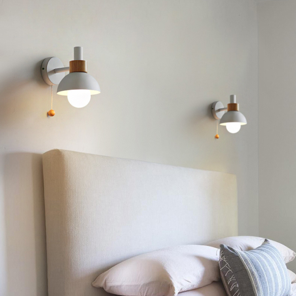 The Woodella Nordic LED Bedside Wall Lamp