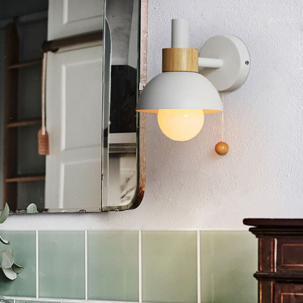 The Woodella Nordic LED Bedside Wall Lamp