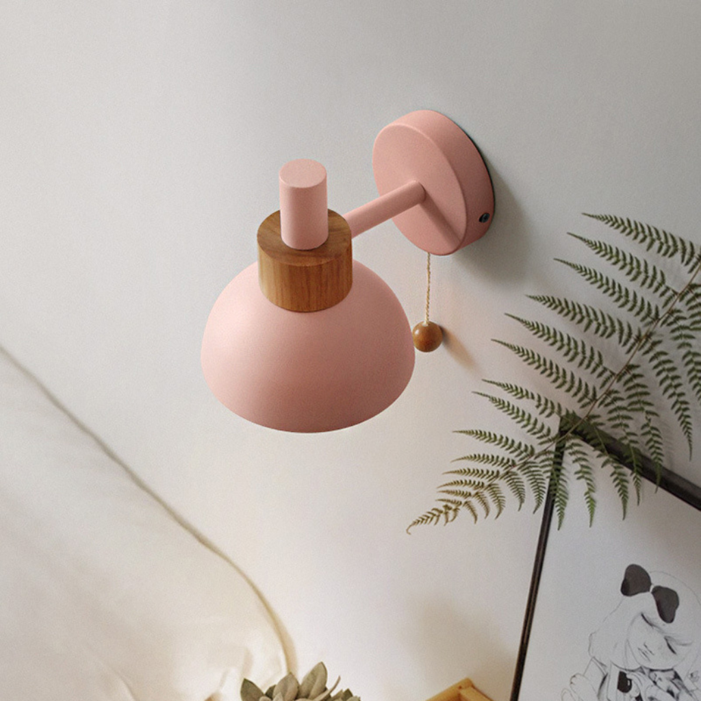 The Woodella Nordic LED Bedside Wall Lamp