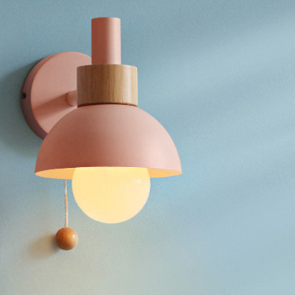 The Woodella Nordic LED Bedside Wall Lamp