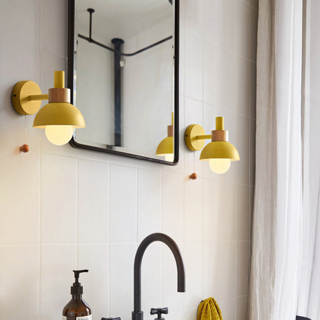 The Woodella Nordic LED Bedside Wall Lamp