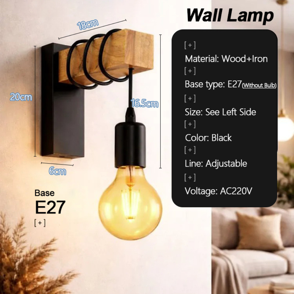 The Woodforge Wooden LED Wall Light
