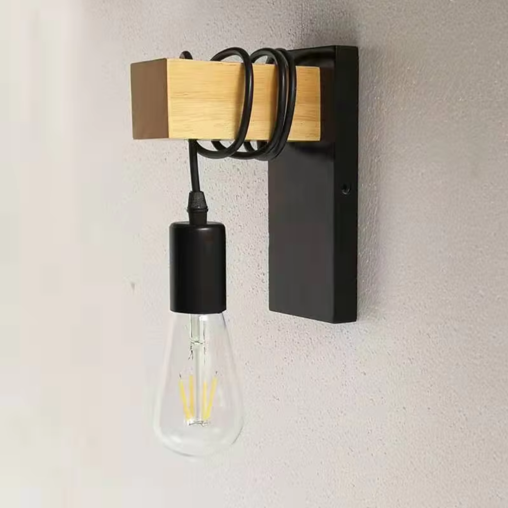 The Woodforge Wooden LED Wall Light