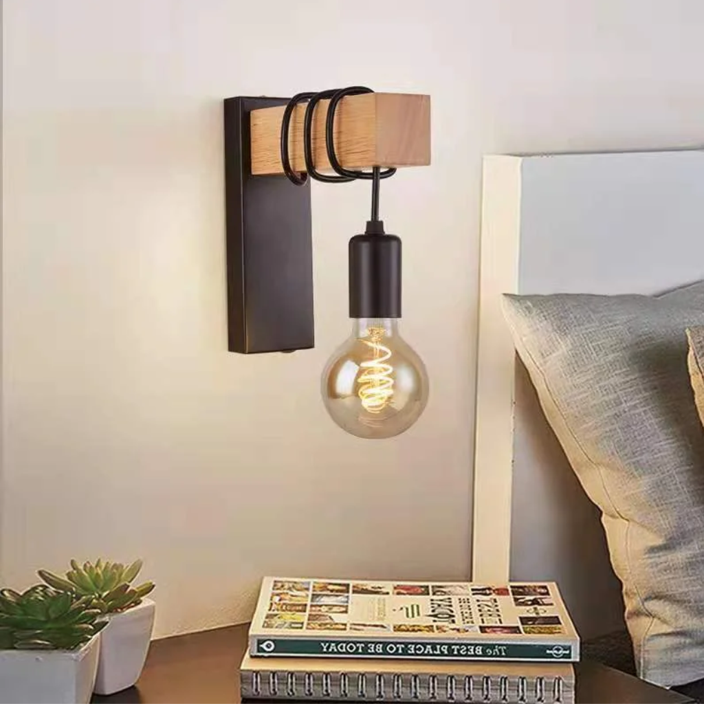 The Woodforge Wooden LED Wall Light