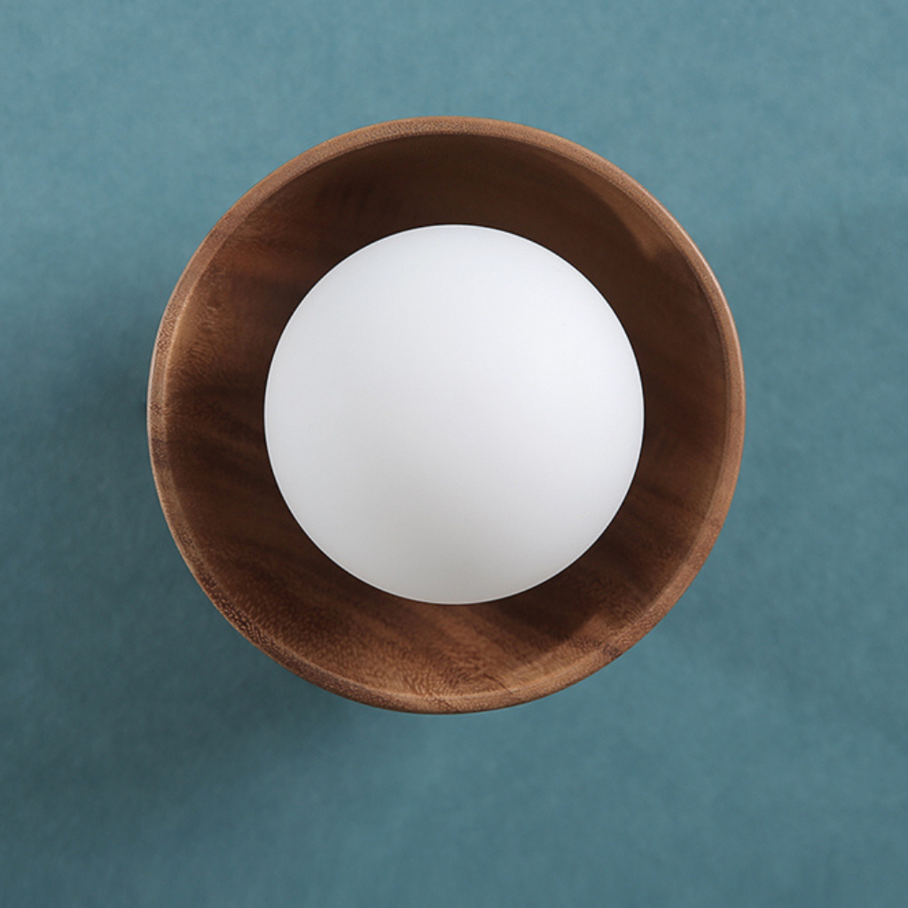 The Woodlora Nordic Wooden Wall Lamp