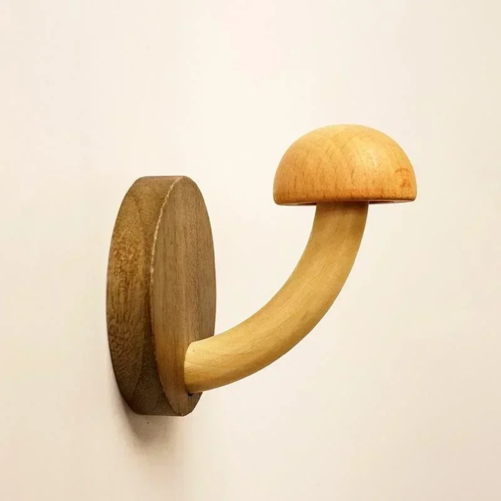 The Woodora Mushroom Wall Self Adhesive Hanger Hook