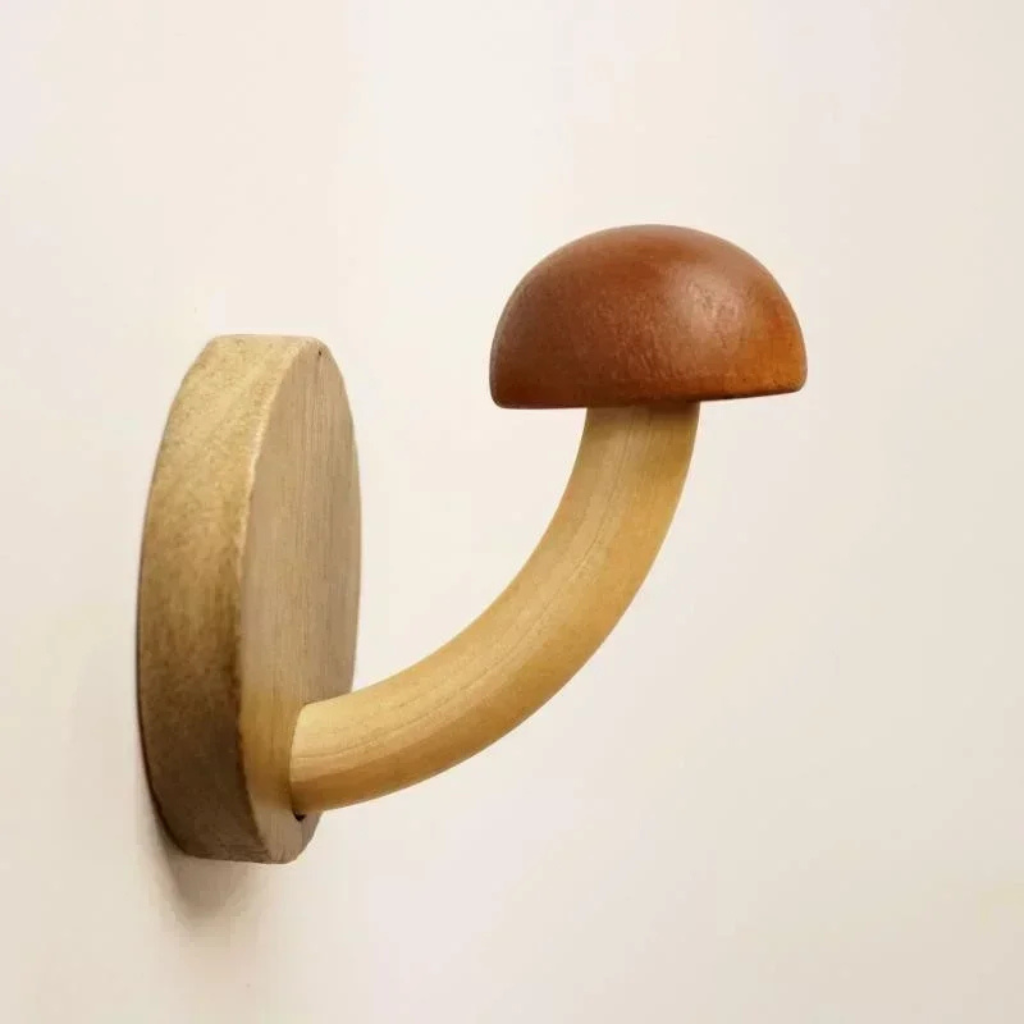 The Woodora Mushroom Wall Self Adhesive Hanger Hook