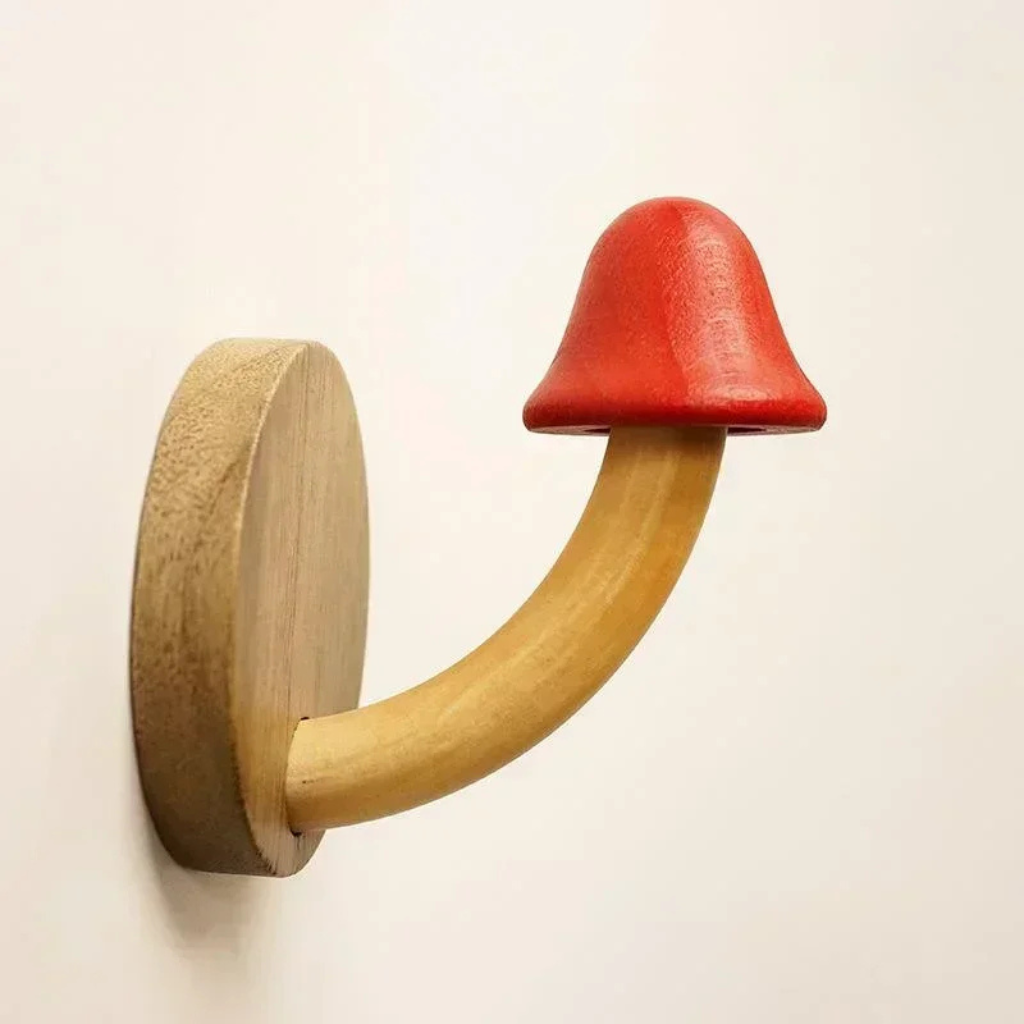 The Woodora Mushroom Wall Self Adhesive Hanger Hook