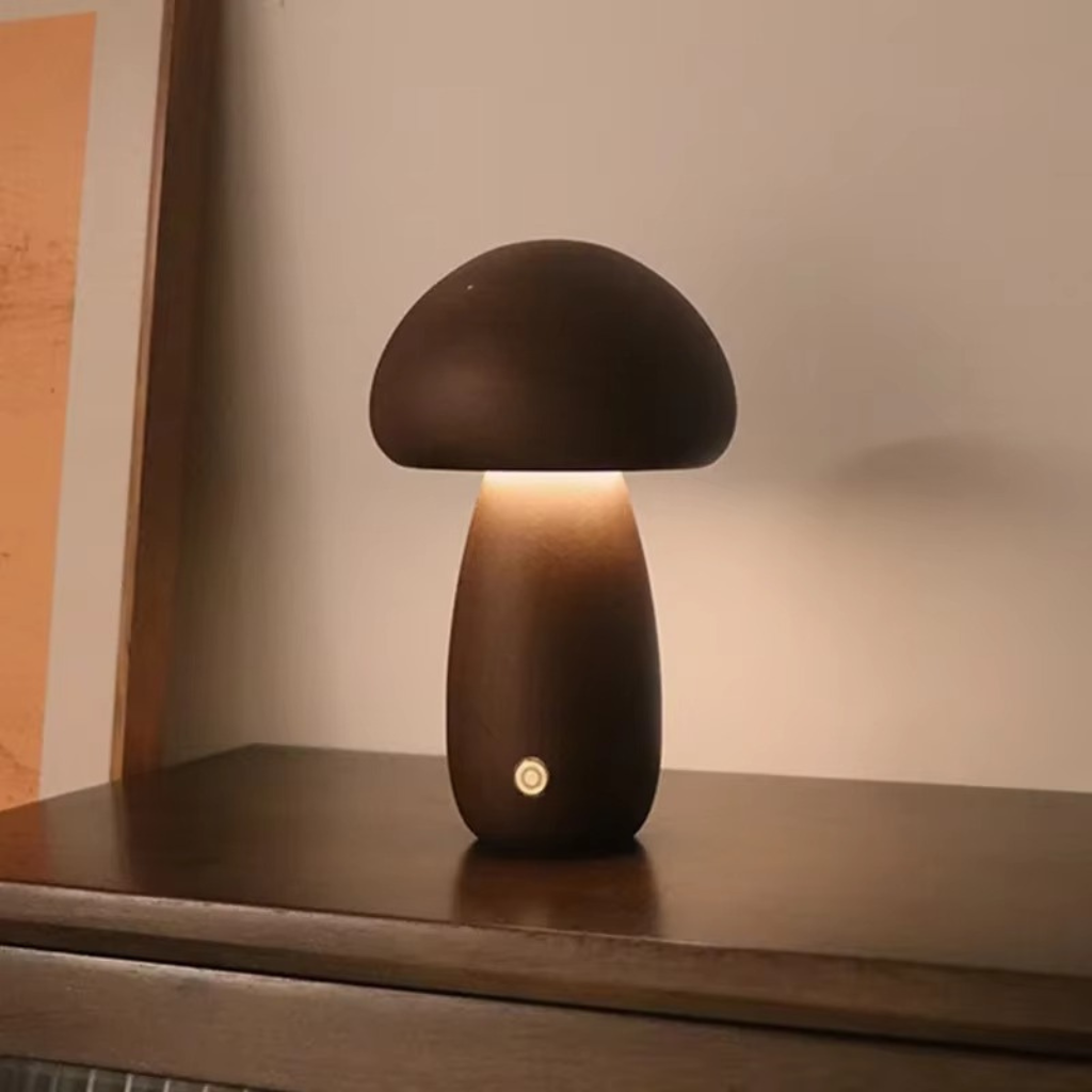 The Woodra Rechargeable Mushroom Night Light