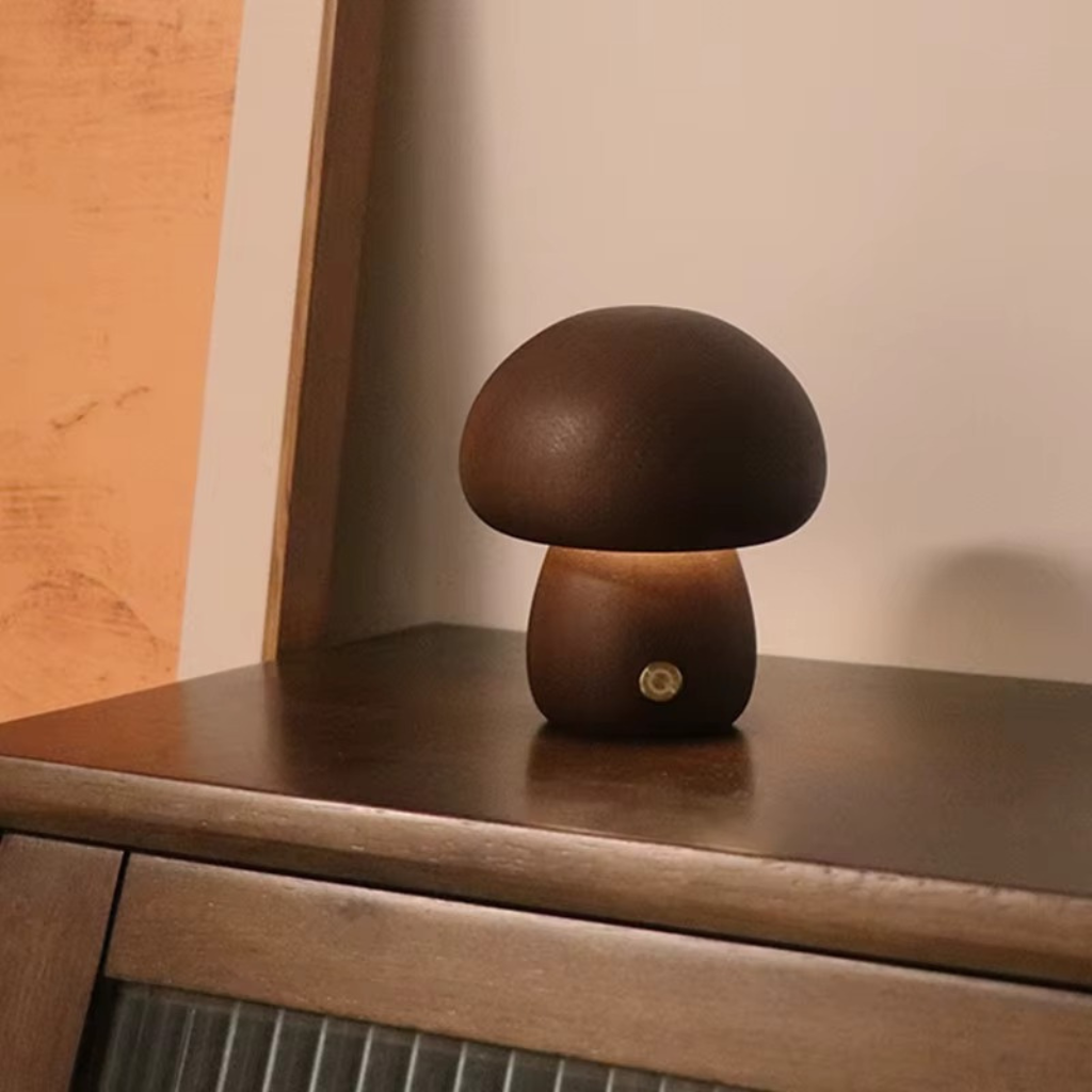 The Woodra Rechargeable Mushroom Night Light