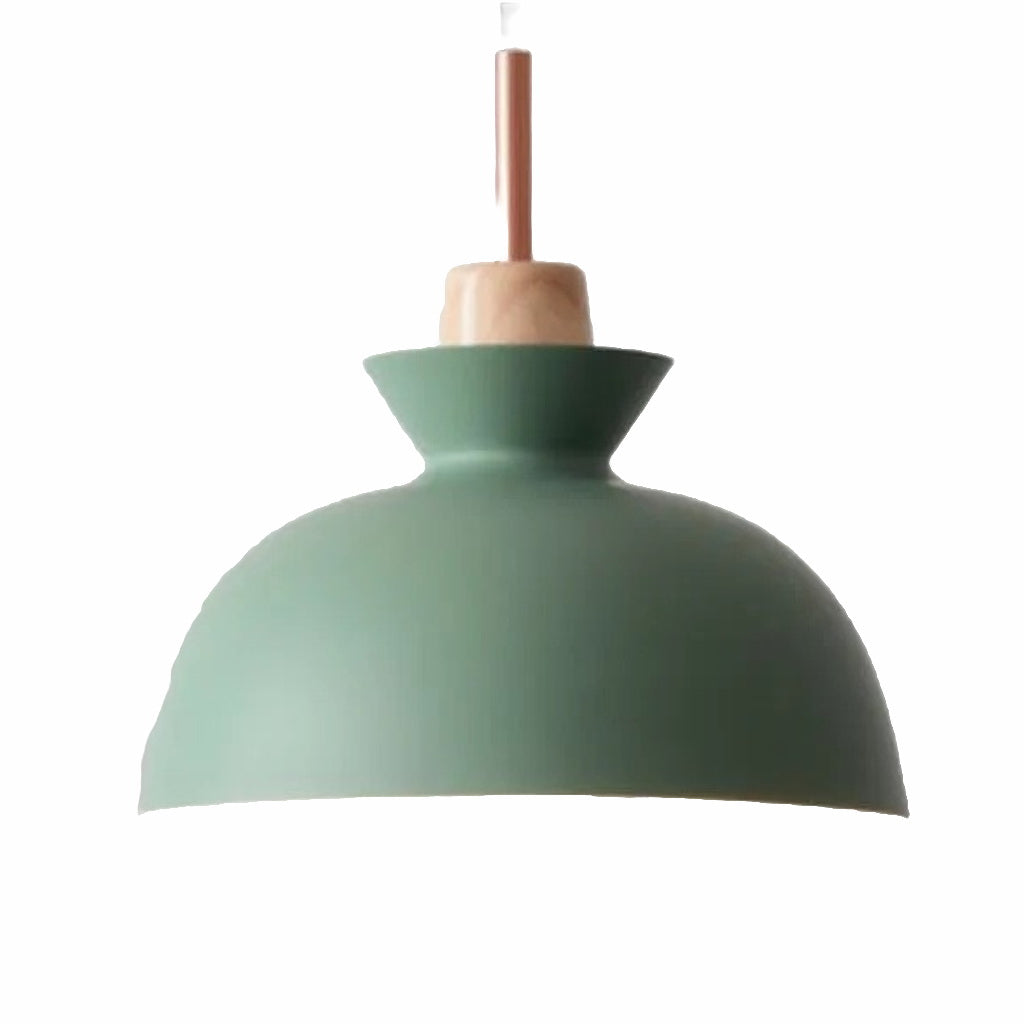 The Wrenora Wooden Iron Pendant Light