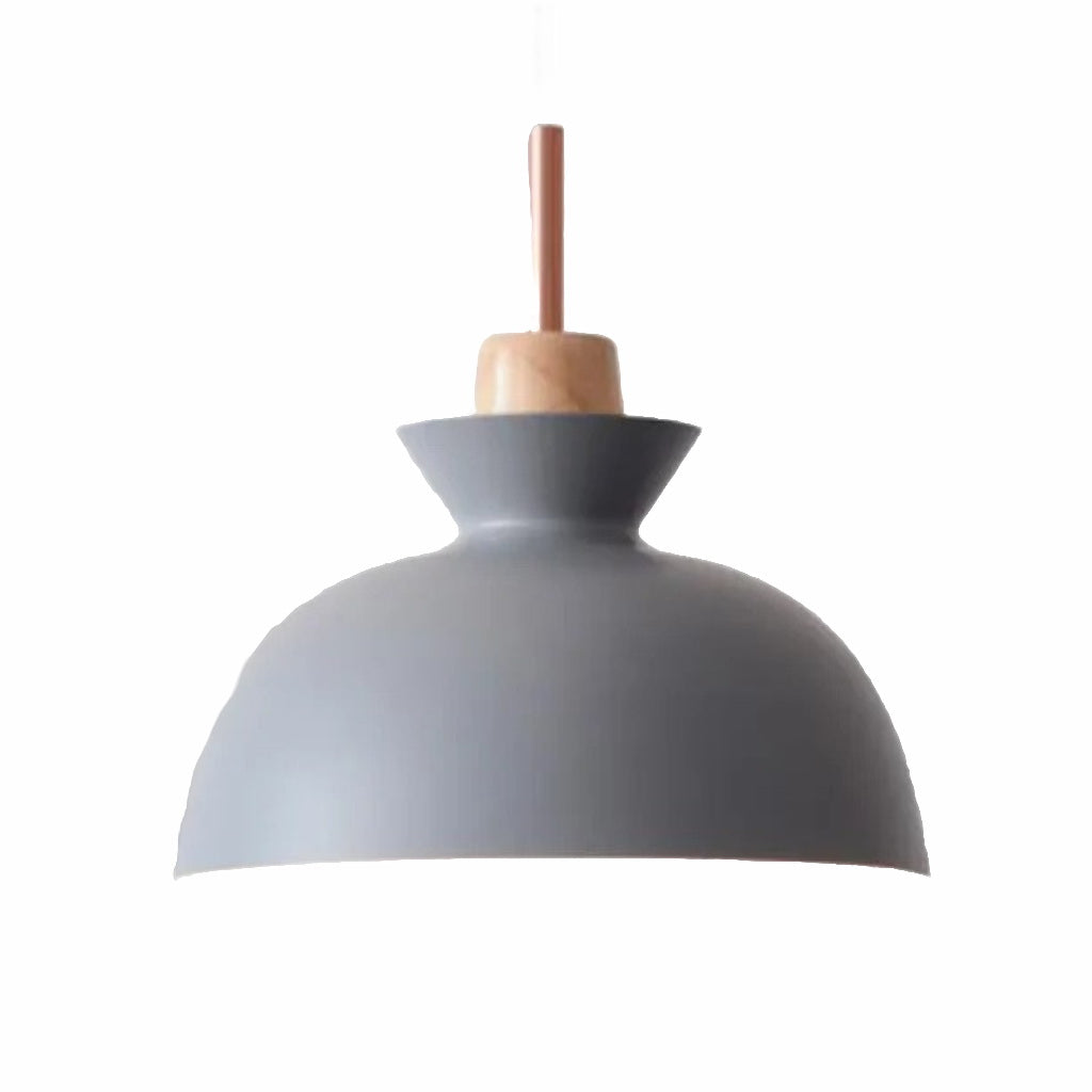 The Wrenora Wooden Iron Pendant Light