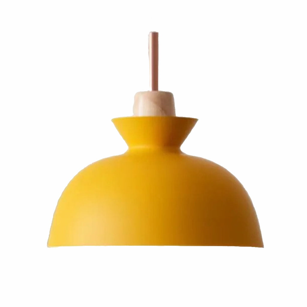 The Wrenora Wooden Iron Pendant Light
